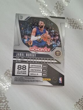 Jamal Murray Monopoly Basketball Card - Blue/Gold Jersey